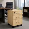 Office Cabinet: Three Drawers Mobile Repositioning Cabinet thumb 0