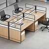4 Way Modular Mdf Office Desk Configuration thumb 2