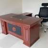 1.4 M L Shaped Mahogany Executive Desk thumb 7
