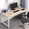 Computer Desks: Rectangular Wooden Computer Desk thumb 3