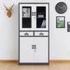 Office Cabinet : 4-Door Half Glass Office Steel Cabinet thumb 0