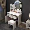 Dressers: White Dressing Room Vanity Sets thumb 1