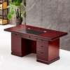 Office Desk; 1400mm Designer Mahogany Office Desk thumb 0