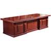 Office Desk; 1800mm Red Brown Executive Desk thumb 4