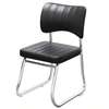 Office seats: Stackable leather office leather visitor seat thumb 3