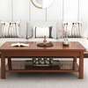 Office Table: Mahogany Rectangular Coffee Table thumb 5