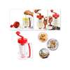 Batter Mixer Dispenser For Cupcakes, Pancakes, Muffins, Waffles,Pastries 800ml - Red & Clear thumb 1