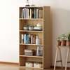 Tall Wooden Bookcase with Five Tiers thumb 0