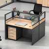 Office Desk :  Modern Workstation of 2 with Open Space thumb 4