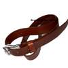 Mens Brown Leather belt and shuka combo thumb 2
