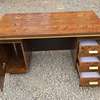 Office Desk: 1400mm Brown Modern Designed Desk thumb 0