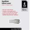 Sandisk ultra luxe USB 3.1 Flash disk drive 4GB thumb 1