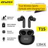 Awei T15 tws Bluetooth Headset Wireless Waterproof Touch Earbud In-Ear thumb 2