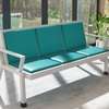 Office Bench: Green Heavy Duty Leather Bench thumb 2