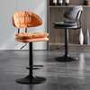 Modern Luxury Bar Stool with Light Rotating Seat thumb 0