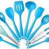10PCS Silicone Cooking Spoon Set With Firm Handle thumb 3