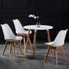 Modern Wooden Round Café Dining Table thumb 1