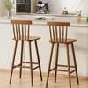 Barstool; Creative Backrest Plastic Barstool thumb 1