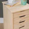 6 Locker Wooden Storage Cabinet thumb 2