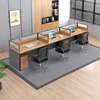 Cubic 3 Way Modern MDF Office Workstation Desk thumb 3