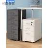 File Cabinet: 3 Drawer Wooden Office Cabinet in White thumb 3
