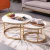 Modern Round Marble Coffee Table thumb 3