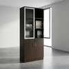 2-Door Mahogany Wooden Cabinet thumb 0