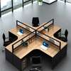 4-Person Curved Office Working Station thumb 0