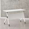 Foldable White Office Training Table thumb 0