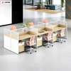 Office Workstation: 6 Way Brown Office Workstation In Suneka thumb 0