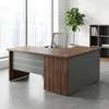 1.6m Curved Wooden Staff Desk thumb 4
