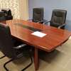 Mahogany 240cm Boardroom Table thumb 1