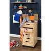 6 Locker Wooden Storage Cabinet thumb 10