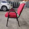 Conference Chair; Modern Steel Stackable Padded Church thumb 4
