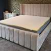Padded Wooden King Size Bed thumb 2