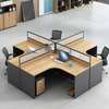 Curved 4 Way Office Workstation Desk thumb 5