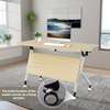 Brown Foldable Conference Meeting Table thumb 6