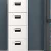 OFFICE CABINET: 4 Locker White File Cabinet thumb 3