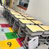 Modern adjustable school desk and chair thumb 1