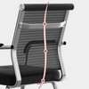 Office Chair: Black Chrome Mesh Office Chair thumb 1