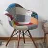 Dining Chair; Fabric Patchwork Dining Chair thumb 2