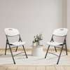 White Home Plastic Patio Folding Dining Chair thumb 0