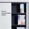 Alphard White 4-Door Steel Storage Cabinet thumb 0