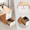 Office Desk 120x60cm; Industrial Design With Storage Shelves thumb 4