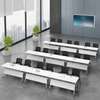 Standing Desks: White Foldable Desk for Training thumb 0