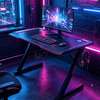 Home/Office Desks:Gaming Desk with LED Lights In Kisumu thumb 1