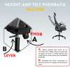 Office Chair: High Back Orthopedic Chair For Office Comfort thumb 2