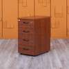 Wooden cabinet: Four drawer office file cabinet thumb 0