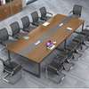 Metal Frame Wooden 2.4m Modern Office Conference Table thumb 6
