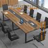 Metal Frame Wooden Boardroom Table thumb 7